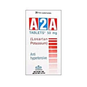 a2a tab 50mg 20 s
