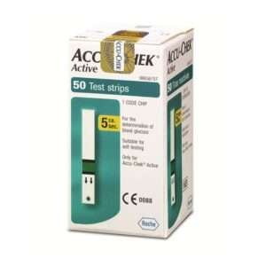accu chek active glucose 50 s str (1 s)