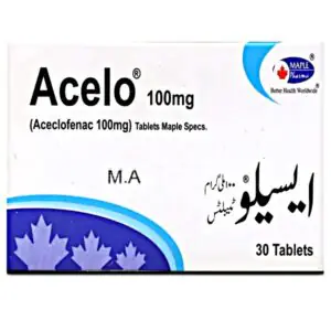 acelo 100mg tab 30s