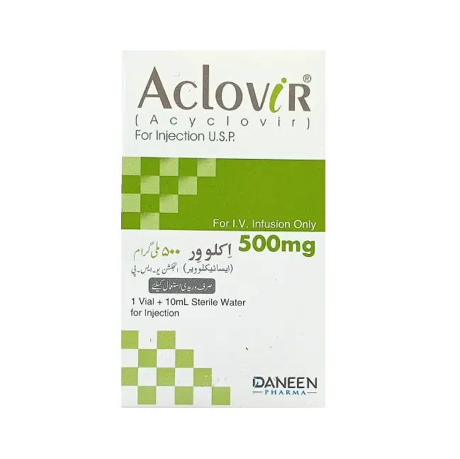 aclovir 500mg inj 1s