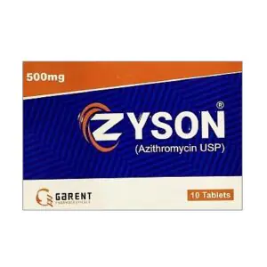 zyson 500mg tab 10s